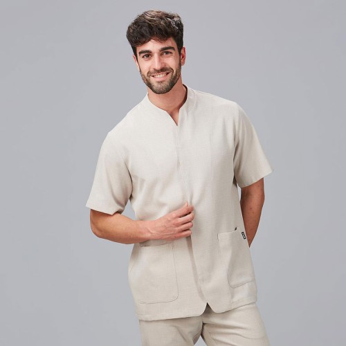 Chaqueta de peluquería para hombre Garys 600059 beige