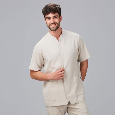 Chaqueta de peluquería para hombre Garys 600059 beige
