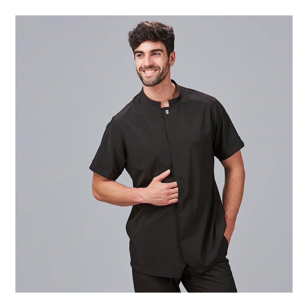Chaqueta de microfibra hombre beleño Garys 600061 negro