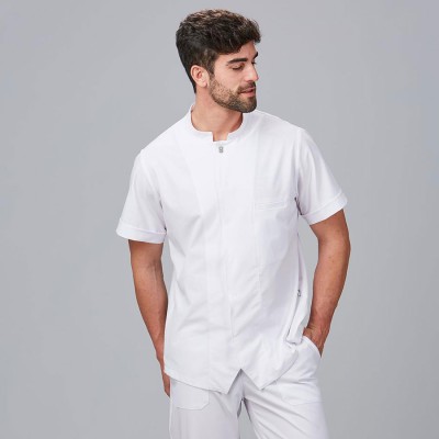 Chaqueta de microfibra hombre beleño Garys 600061 blanco
