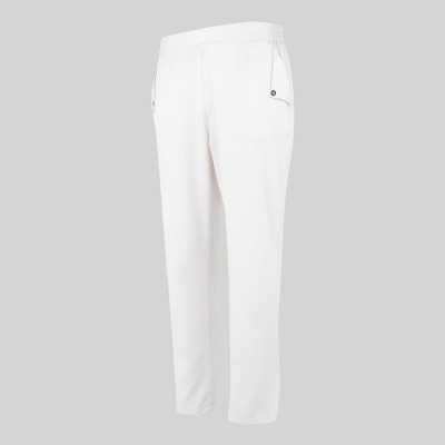 Pantalón de peluquera ajustable Garys 700052 blanco