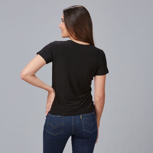 Camiseta básica de peluquera sabina Garys 850007 negro