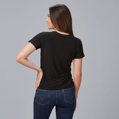 Camiseta básica de peluquera sabina Garys 850007 negro