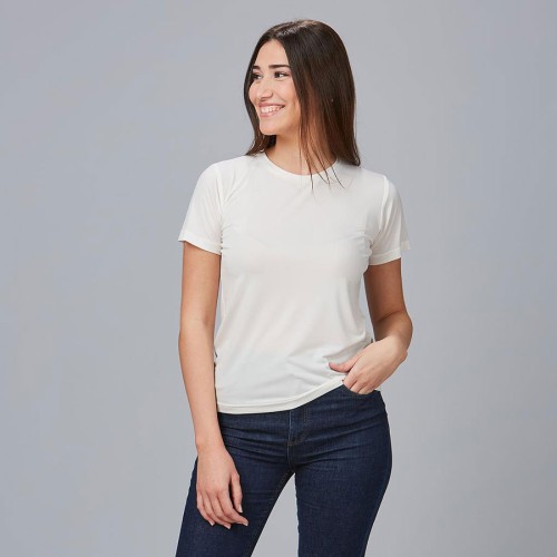 Camiseta básica de peluquera sabina Garys 850007 blanco
