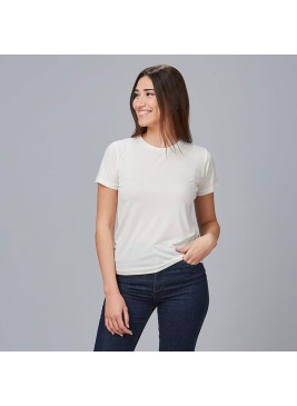 Camiseta básica de peluquera sabina Garys 850007 blanco
