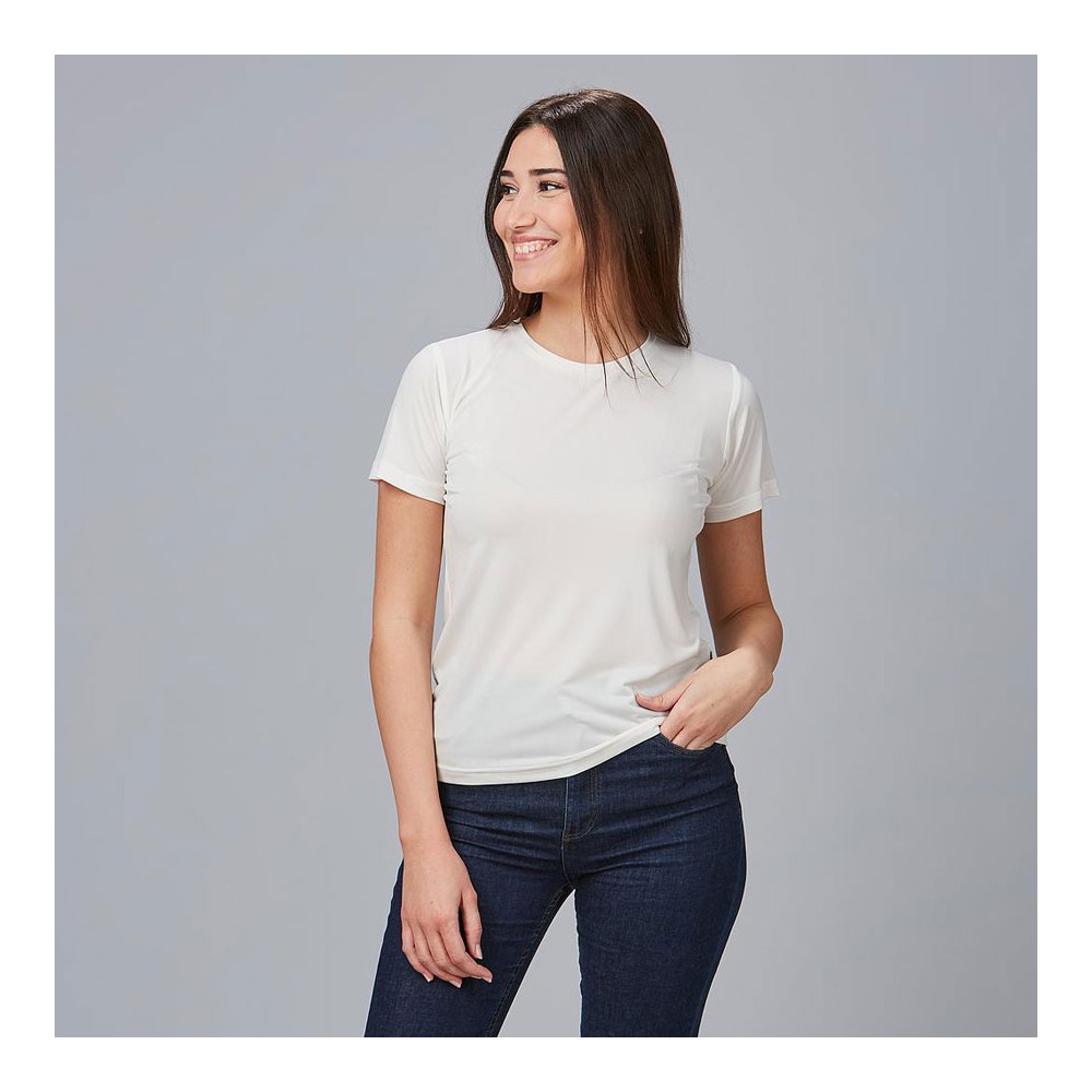 Camiseta básica de peluquera sabina Garys 850007 blanco