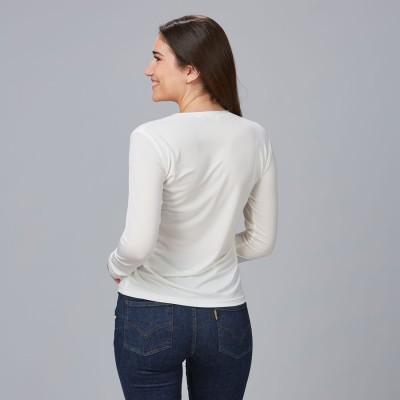 Camiseta básica peluquera melia Garys 850024 blanco