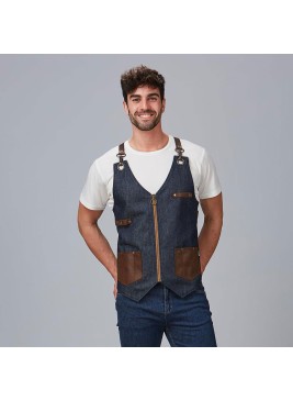 Chaleco barbero vaquero kurume Garys 950008