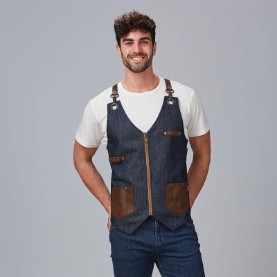 Chaleco barbero vaquero kurume Garys 950008