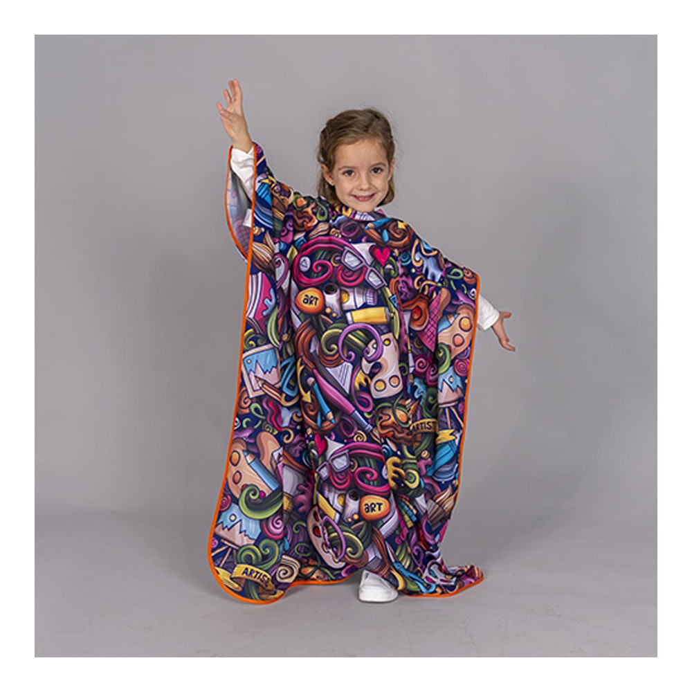 Capa de peluquería infantil estampada Garys 350002 art