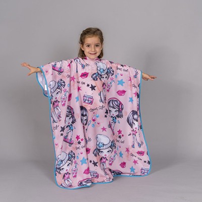 Capa de peluquería infantil estampada Garys 350002 burbujas