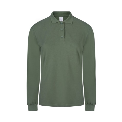 Polo de Trabajo Mujer 100% Algodón Mukua PL200WC | SoloUniformes