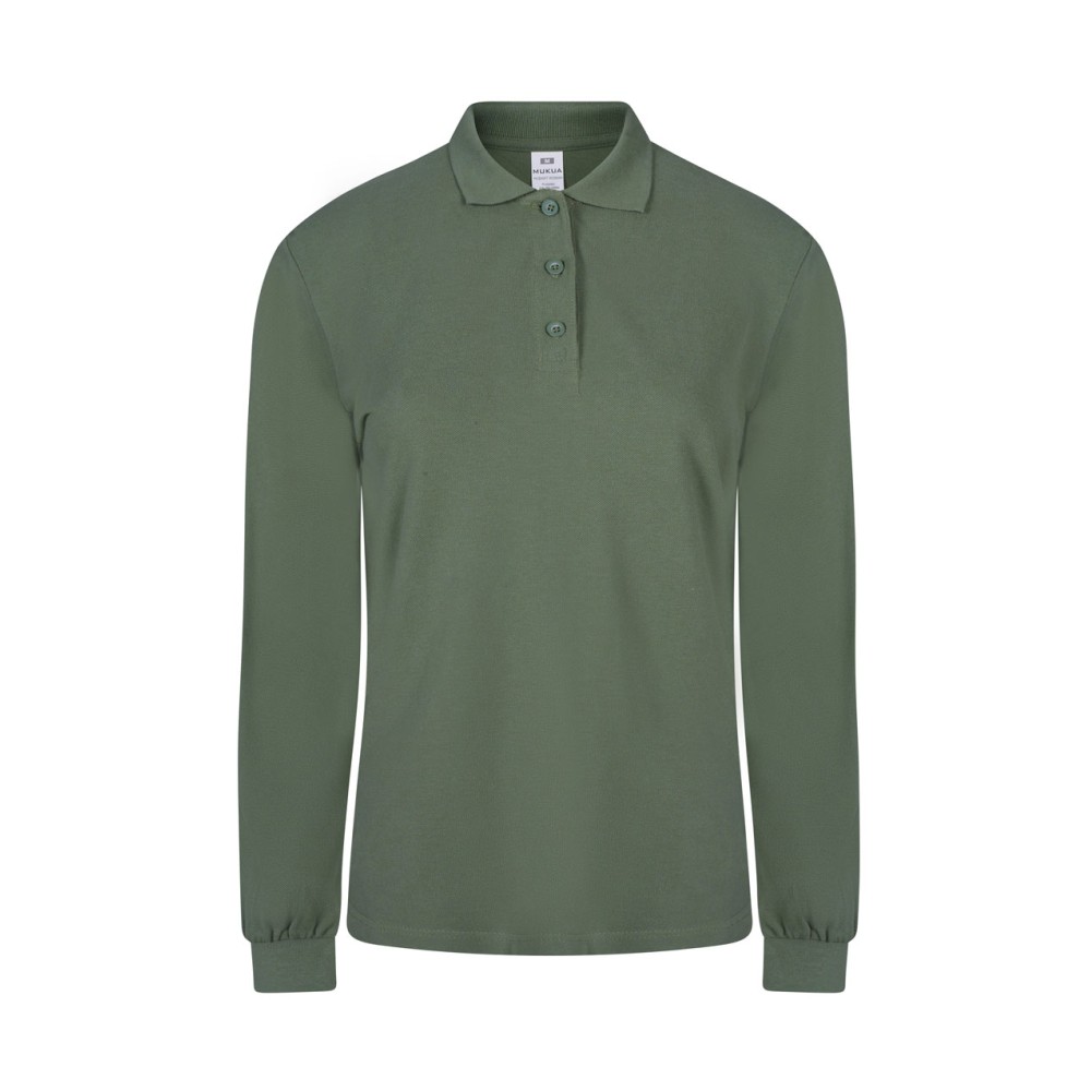 Polo de Trabajo Mujer 100% Algodón Mukua PL200WC | SoloUniformes