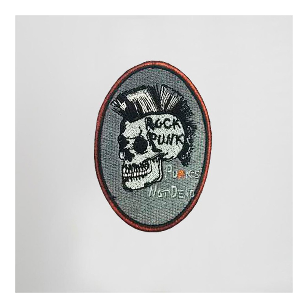 Escudo bordado termoadhesivo rock punk Garys 390003