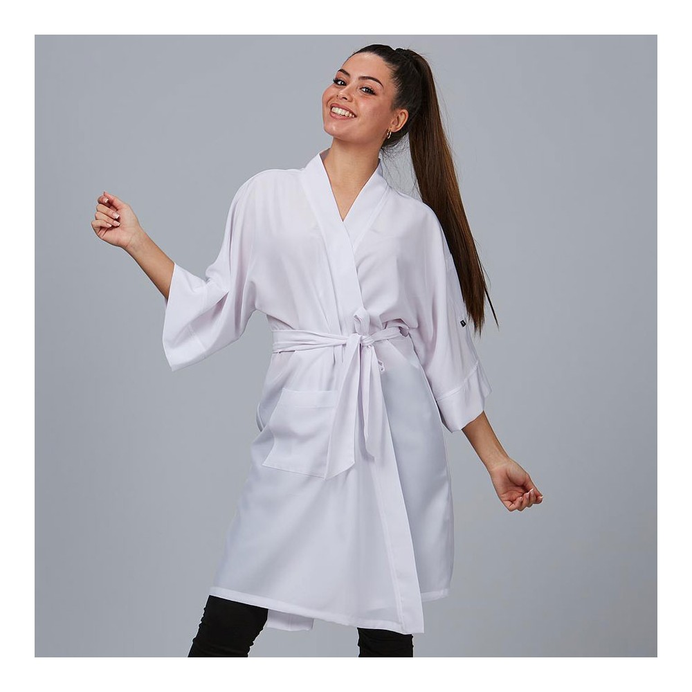 Bata de peluquera unisex canna Garys 596900 blanco