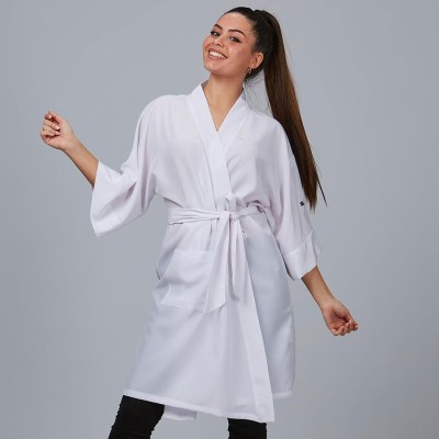 Bata de peluquera unisex canna Garys 596900 blanco