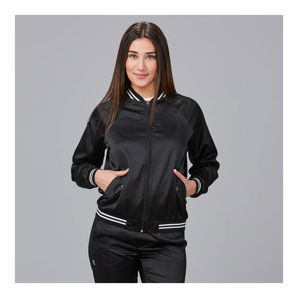 chaqueta de peluquera bomber hidrófugo microtex peach Garys 800041