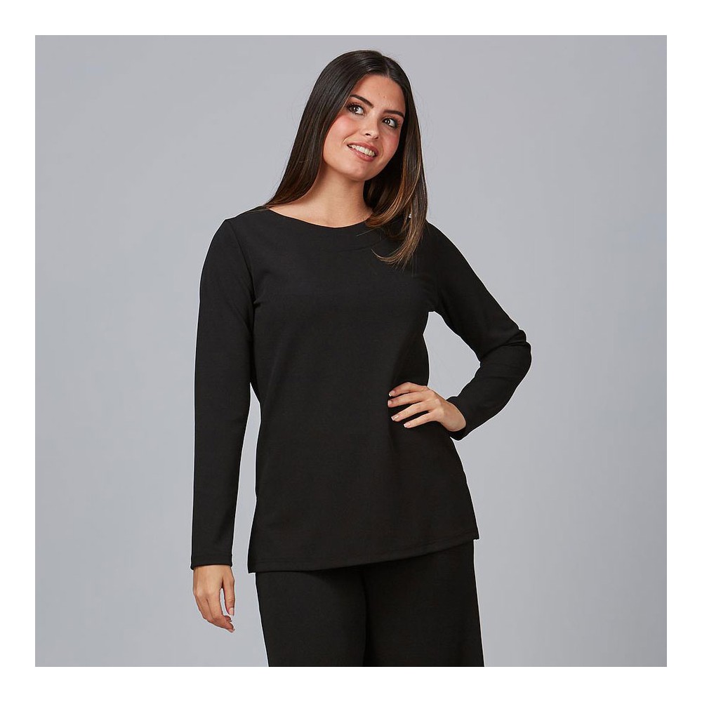 Camiseta de peluquera elegante  robina Garys 850012 negro