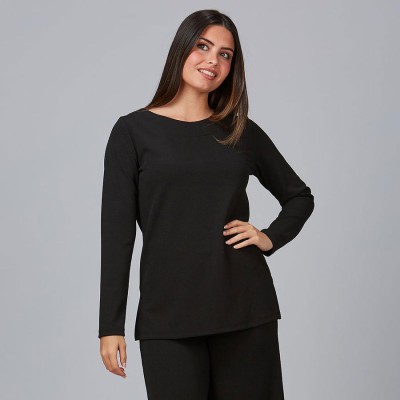 Camiseta de peluquera elegante  robina Garys 850012 negro