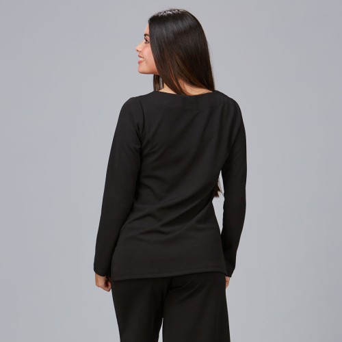 Camiseta de peluquera elegante  robina Garys 850012 negro
