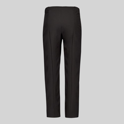 Pantalón peluquera de microfibra abertura central baja Garys 700036 negro