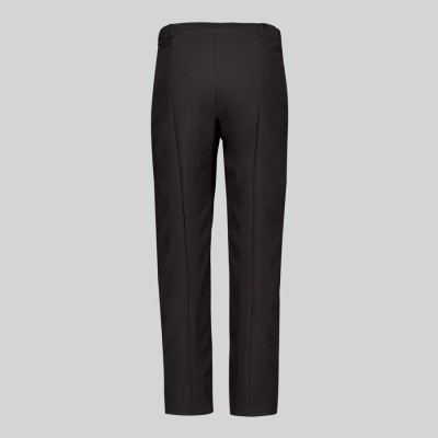 Pantalón peluquera de microfibra abertura central baja Garys 700036 negro
