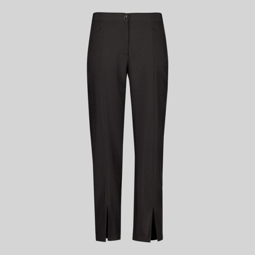 Pantalón peluquera de microfibra abertura central baja Garys 700036 negro