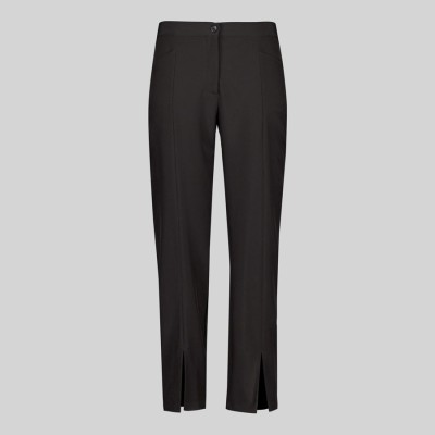 Pantalón peluquera de microfibra abertura central baja Garys 700036 negro
