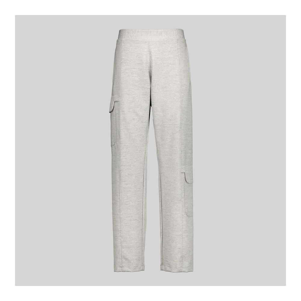 Pantalón de peluquería UNISEX microfibra multibolsillos Garys 700047 gris perla