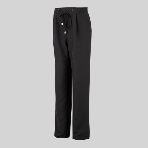 Pantalón peluquera de microfibra cintura elástica Garys 700045 negro