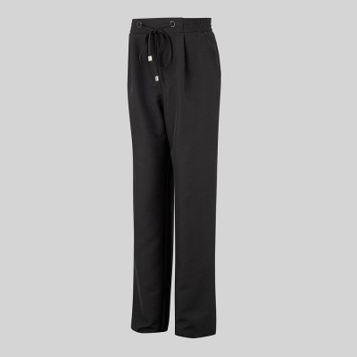 Pantalón peluquera de microfibra cintura elástica Garys 700045 negro