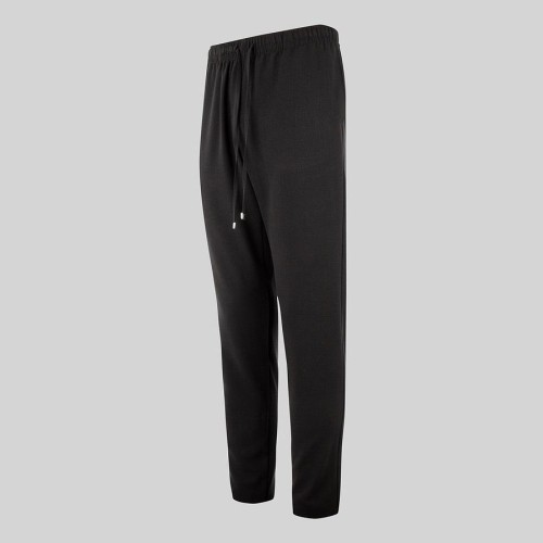 Pantalón de peluquera textura peach combinado Garys 700042 negro
