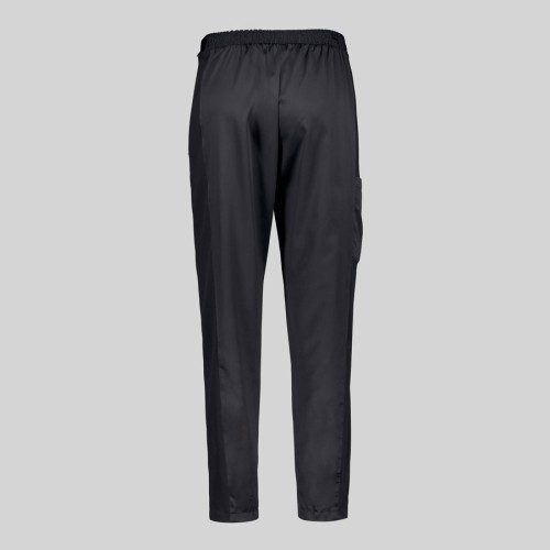 Pantalón de peluquera textura peach combinado Garys 700042 negro