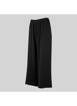 Pantalón ancho de peluquera con cinturilla elástica Garys 700044 negro