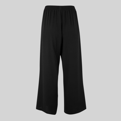 Pantalón ancho de peluquera con cinturilla elástica Garys 700044 negro