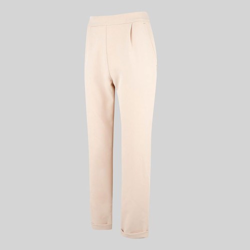 Pantalón de peluquera bieslástico bajo vuelto Garys 700049 beige