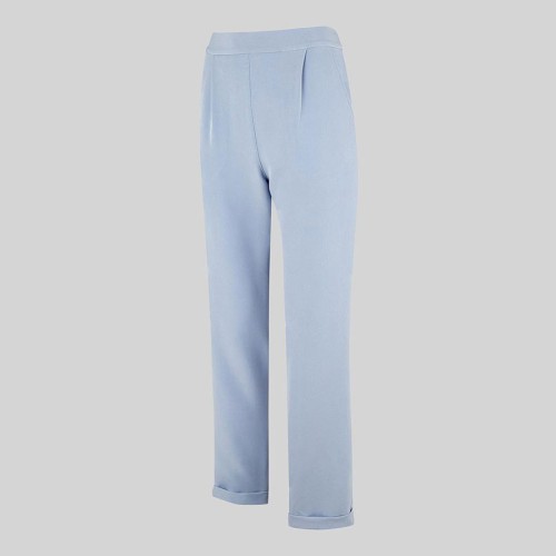 Pantalón de peluquera bieslástico bajo vuelto Garys 700049 azul maya