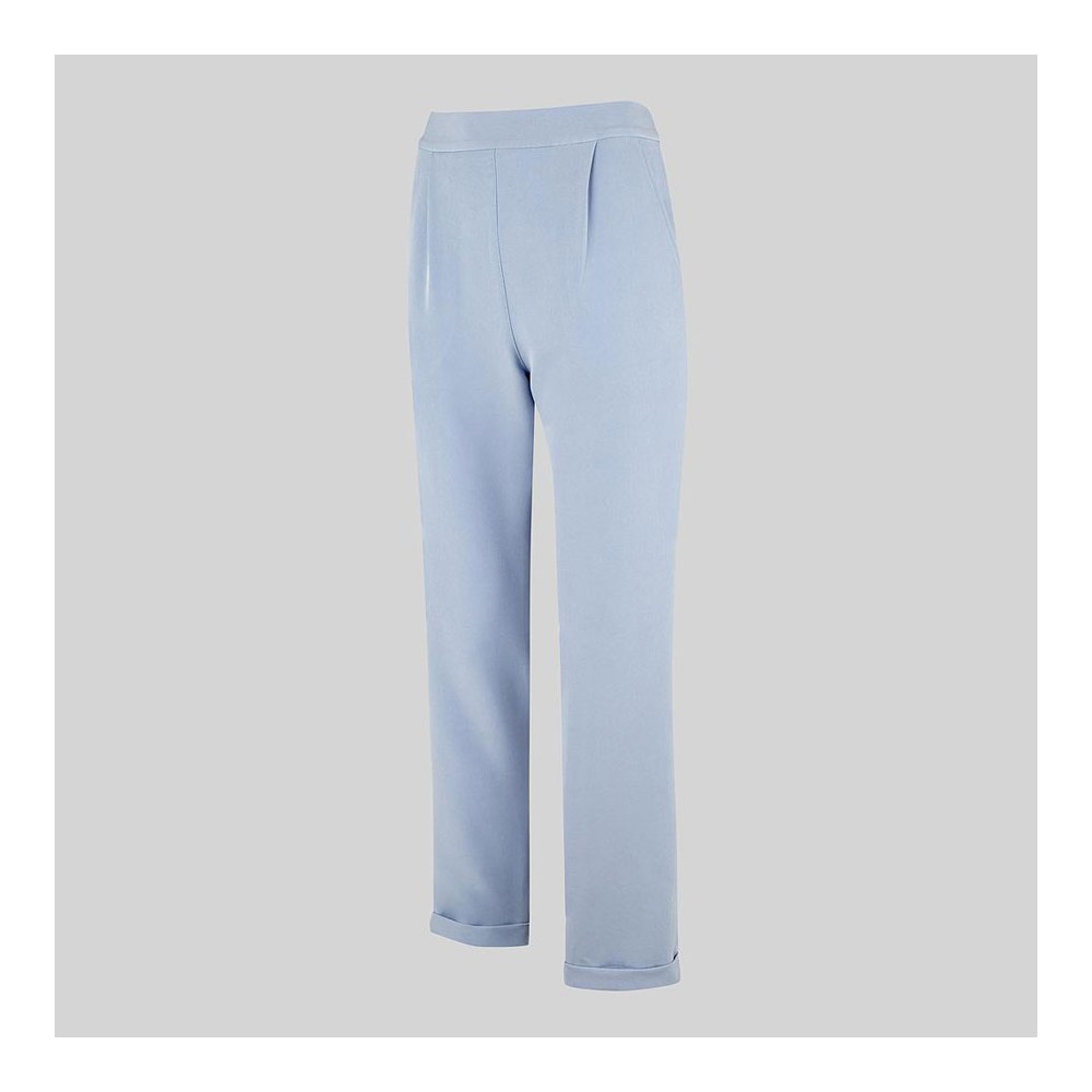 Pantalón de peluquera bieslástico bajo vuelto Garys 700049 azul maya