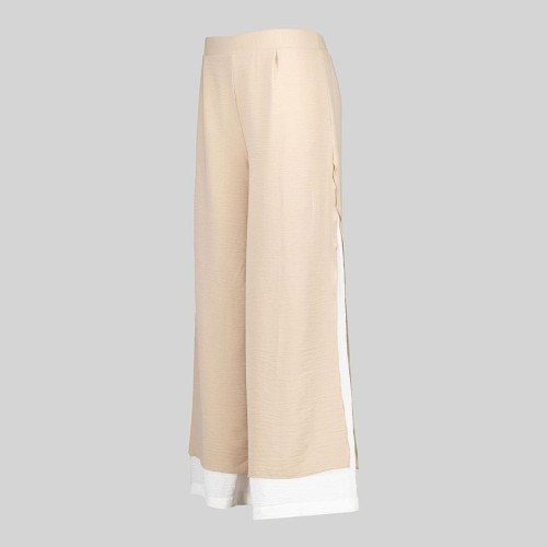Pantalón de peluquera bambula doble Garys 700038 beige