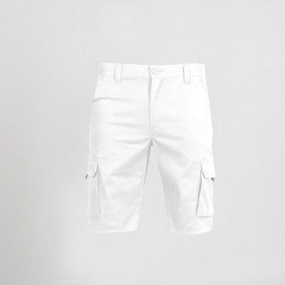 Bermuda de trabajo elástica Multibolsillos Garys 750400 blanco