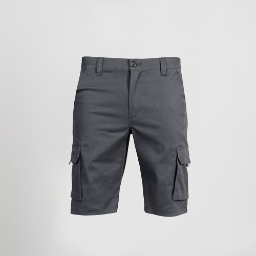Bermuda de trabajo elástica Multibolsillos Garys 750400 gris