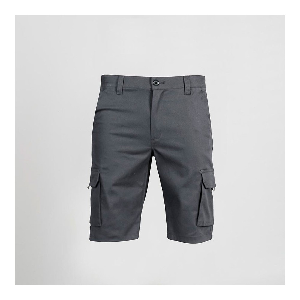 Bermuda de trabajo elástica Multibolsillos Garys 750400 gris