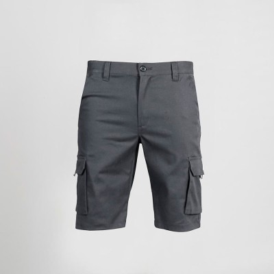 Bermuda de trabajo elástica Multibolsillos Garys 750400 gris