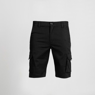 Bermuda de trabajo elástica Multibolsillos Garys 750400 negro