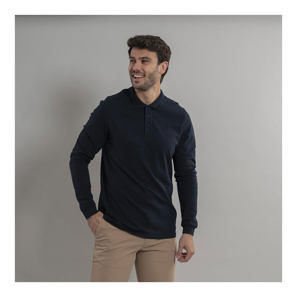 Polo de trabajo para hombre algodón Garys  850008 marino