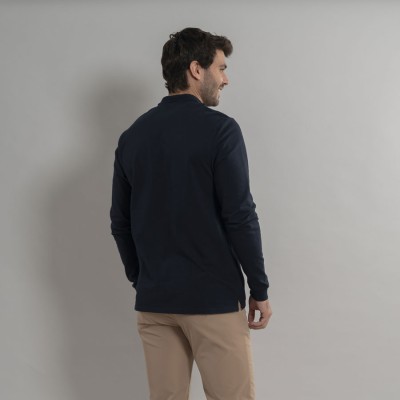 Polo de trabajo para hombre algodón Garys  850008 marino