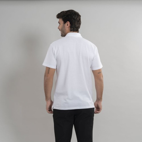 Polo trabajo industrial hombre algodón Garys 850009 blanco