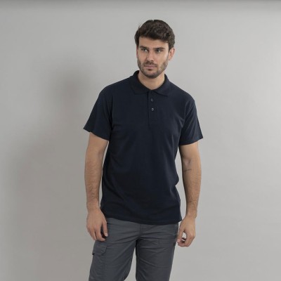 Polo trabajo industrial hombre algodón Garys 850009 marino