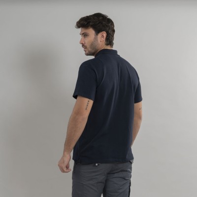 Polo trabajo industrial hombre algodón Garys 850009 marino