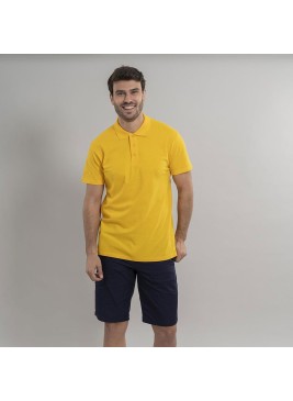 Polo trabajo industrial hombre algodón Garys 850009 amarillo